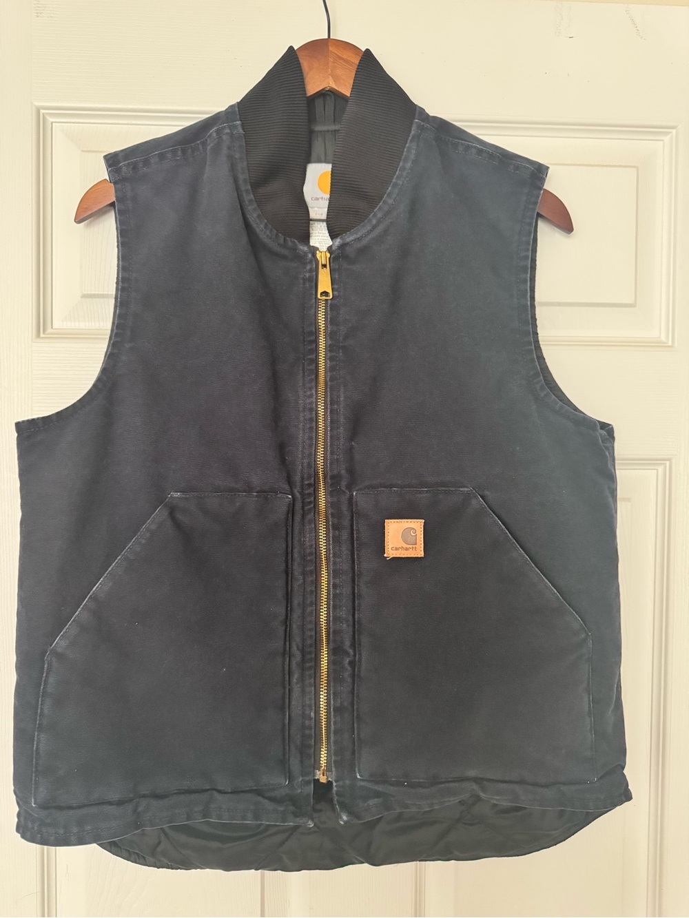 Carhartt Dark Blue Quilted Vest